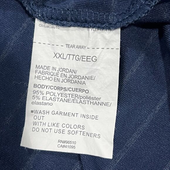 Under Armour Men Blue Striped Playoff Polo Shirt Performance Golf Activewear 2XL - Picture 6 of 8